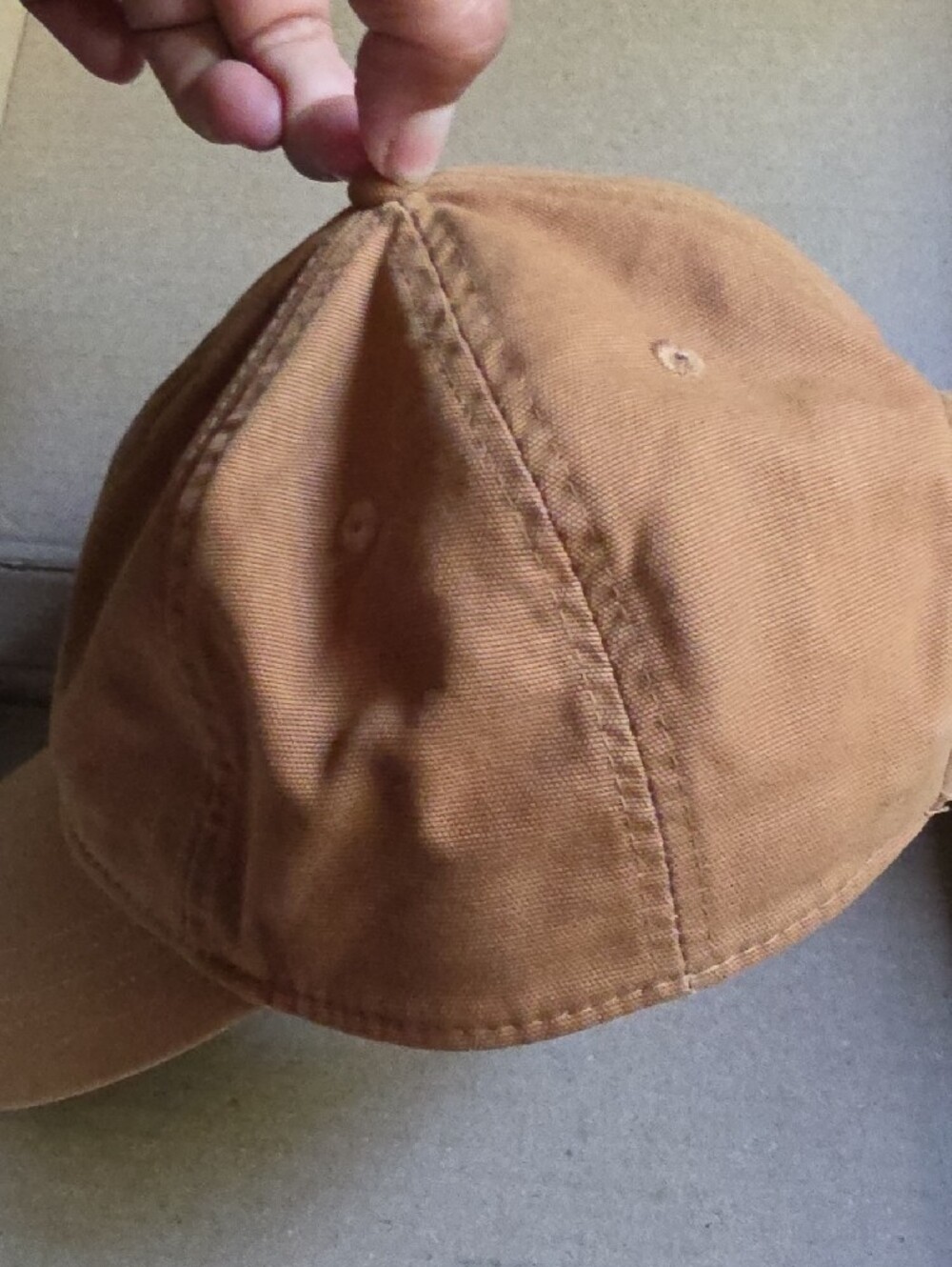 Carhartt Men’s Brown/Tan Workwear Logo Cap - Picture 5 of 12